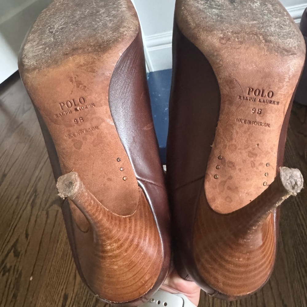 Polo by Ralph Lauren Women's brown Heeled Boots